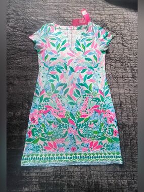 LILLY PULITZER SHORT SLEEVE DRESS SIZE M